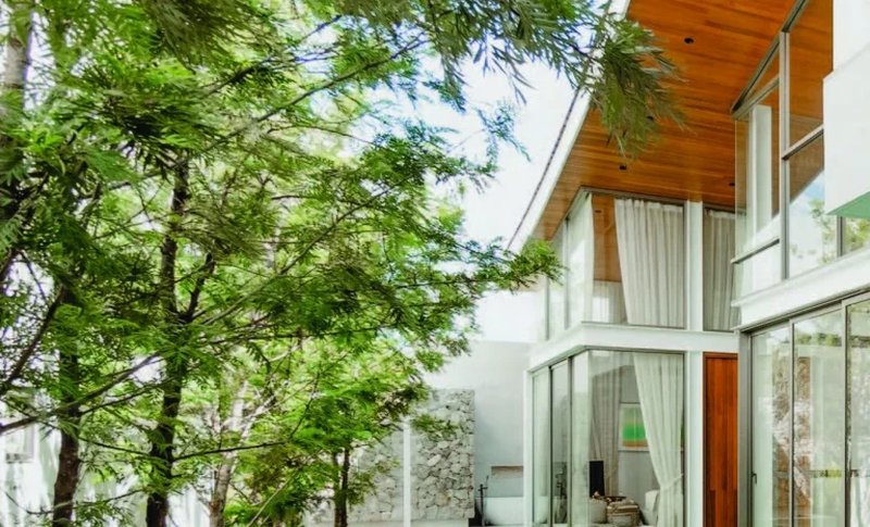 Two-storey villa with 4 bedrooms and a swimming pool in Talang area, Phuket in The Trinity Village