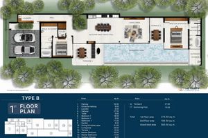 Two-storey villa with 4 bedrooms and a swimming pool in Talang area, Phuket in The Trinity Village