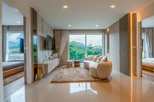 Bedroom of condo in Wichit