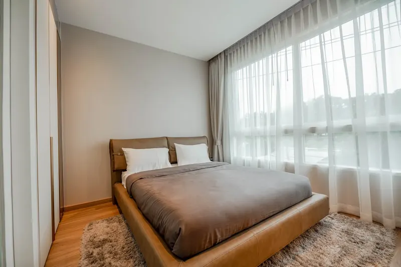Bedroom of condo in Wichit