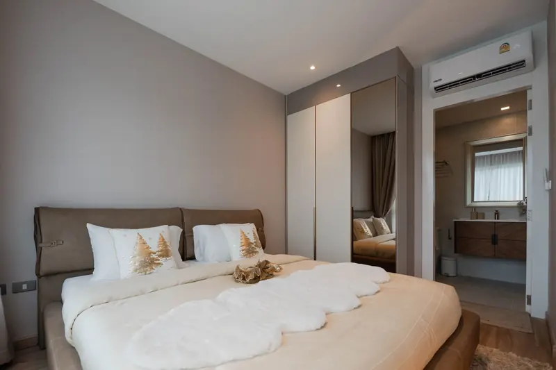 Bedroom of condo in Wichit