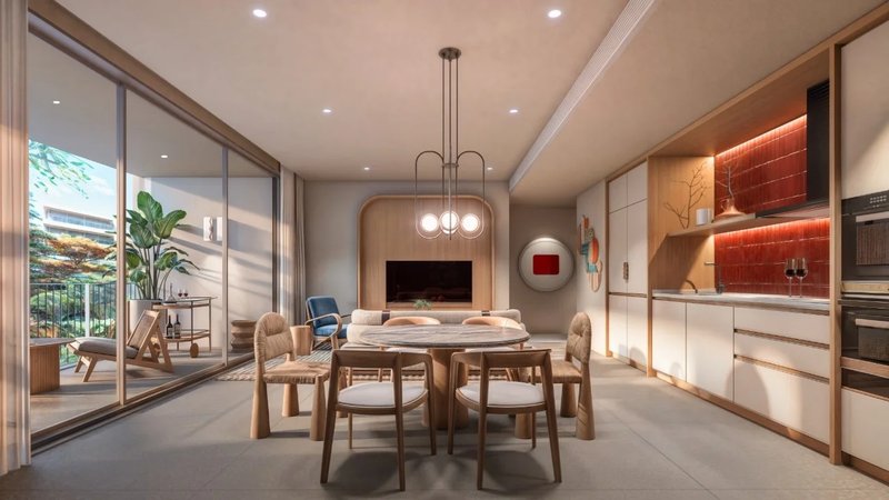 อพาร์ทเมนท์ 2 ห้องนอนในพื้นที่บางเทา,ภูเก็ตที่เดอะสแตนดาร์ดเรสซิเดนซ์