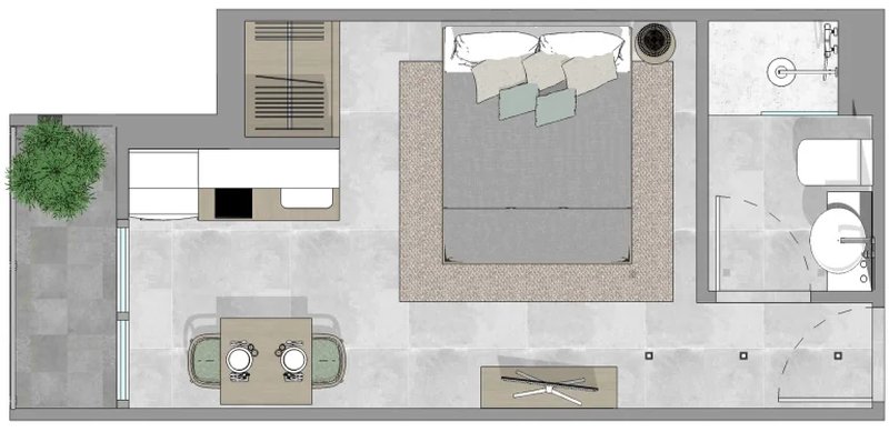 Studio in Chalong area, Phuket in Noon Village