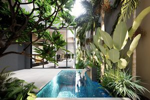 Двухэтажный таунхаус с 2 спальнями и бассейном на Банг Тао, Пхукет в комплексе Aileen Residence Bangtao