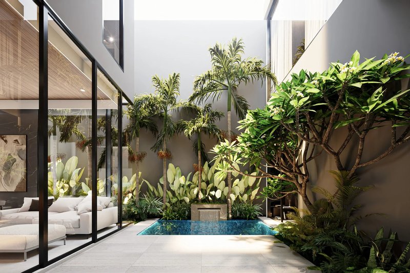 Двухэтажный таунхаус с 2 спальнями и бассейном на Банг Тао, Пхукет в комплексе Aileen Residence Bangtao