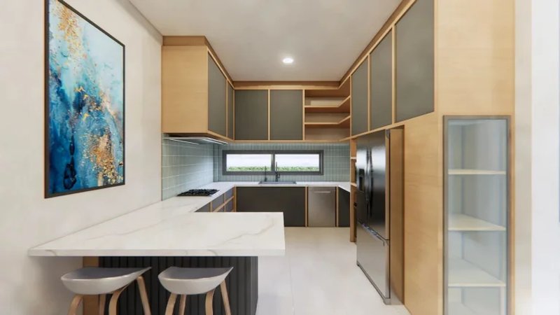 Three-storey villa with pool and lake view next to Lagoon, Phuket in Le Villa Lake