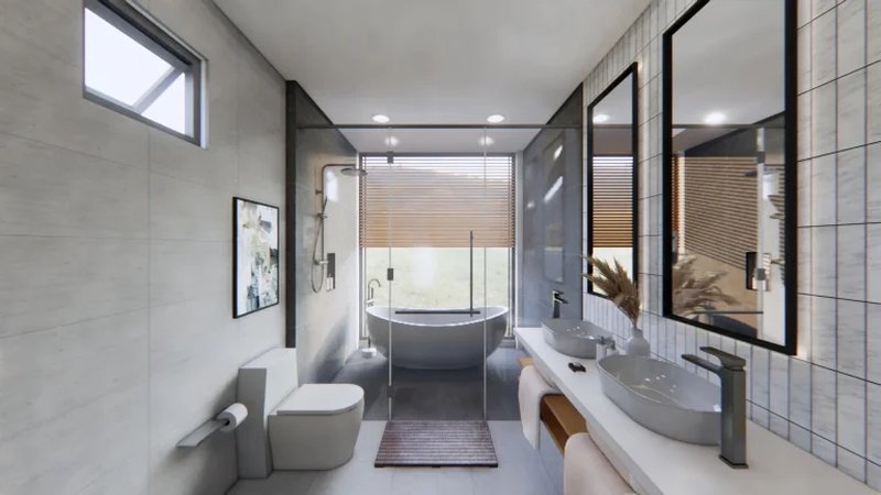 Three-storey villa with pool and lake view next to Lagoon, Phuket in Le Villa Lake