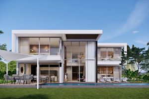 Two-storey villa with 4 bedrooms and private pool in Chalong area, Phuket at Unique Eco Viva