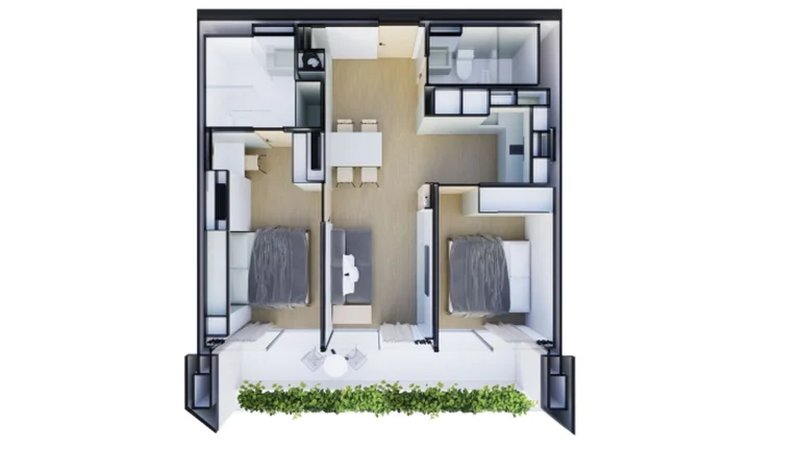 2 Bedroom Apartment in Layan, Phuket at The Momentum Serene Condo Layan