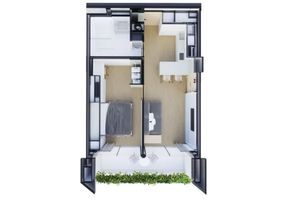 1 Bedroom Apartment in Layan District, Phuket at The Momentum Serene Condo Layan