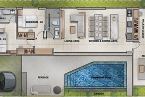 3 Bedroom Villa with Private Pool in Rawai, Phuket in Charn Baan Saiyuan