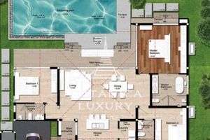 Autumn Villa with 3 Bedrooms and private pool in Talang, Phuket at Botanica Four Seasons