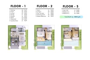 Three-storey villa with pool and lake view next to Lagoon, Phuket in Le Villa Lake