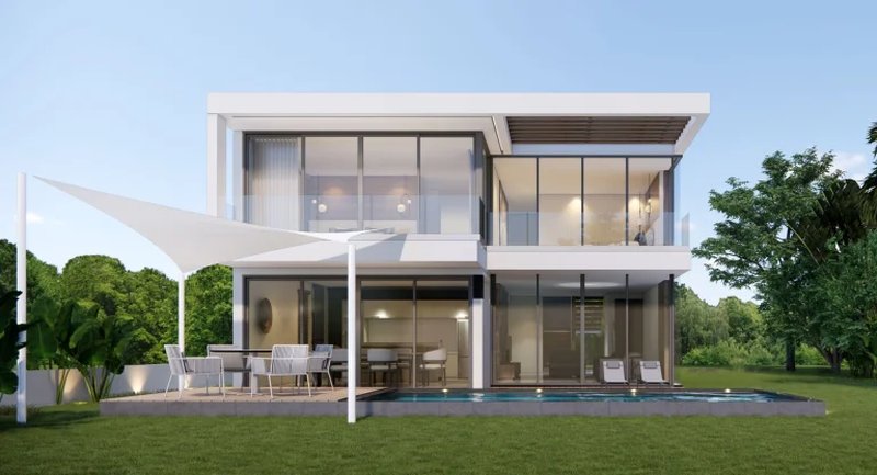 3 Bedroom villa with private pool in Chalong area, Phuket at Unique Eco Viva