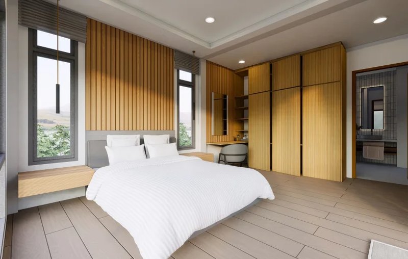 Two-storey 3 bedroom villa with swimming pool near Bang Tao, Phuket in Le Villa Lake