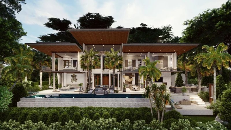 4 Bedroom Villa with large pool in Mai Khao, Phuket at Narana Villas