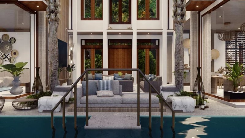 4 Bedroom Villa with large pool in Mai Khao, Phuket at Narana Villas