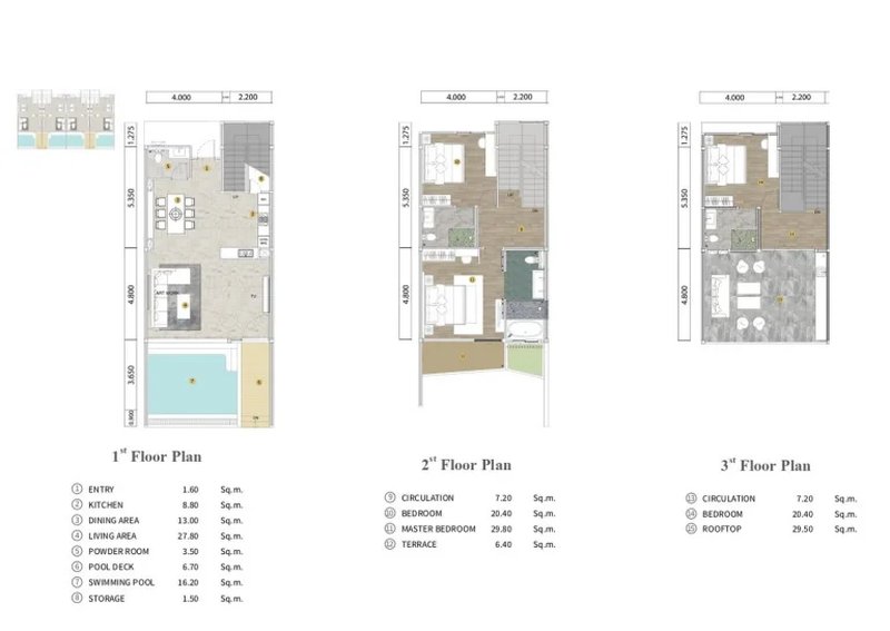 Three-storey villa with pool near Rawai Beach, Phuket in VIP Galaxy