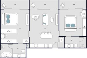 Spacious 2 Bedroom Apartment in Rawai, Phuket at Essence Residence