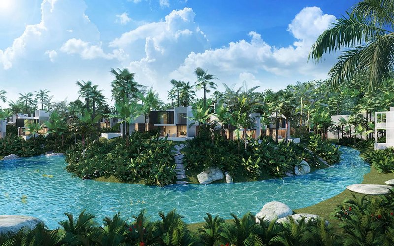 Two-storey villa with 2 bedrooms and a swimming pool in Mai Khao area, Phuket in Utopia Maikhao