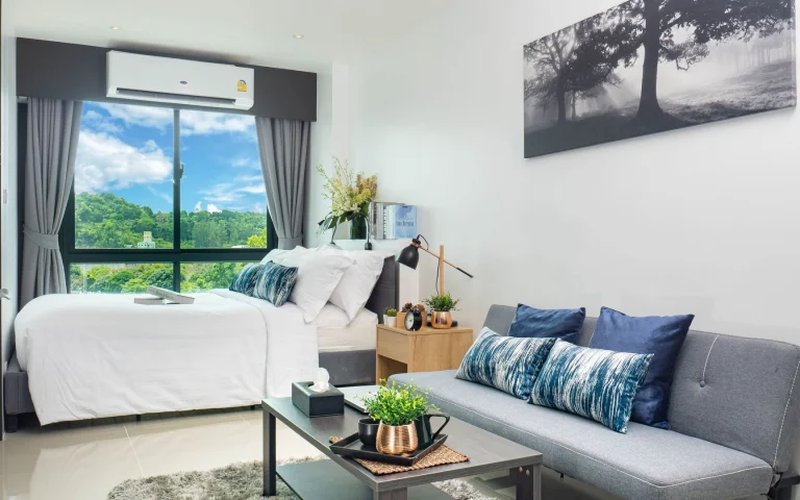 Studio apartment in Katu district, Phuket in Utopia Central
