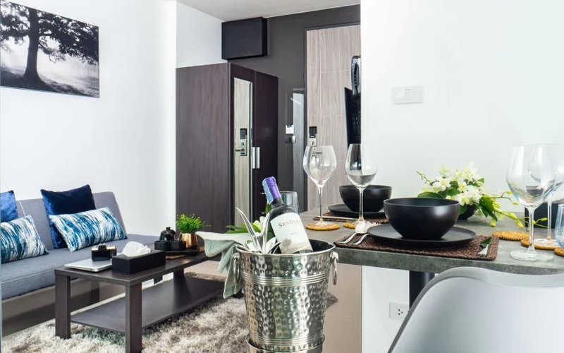Studio apartment in Katu district, Phuket in Utopia Central