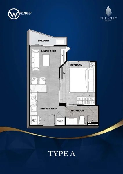 1 Bedroom Apartment in Wichit Area, Phuket in The City Phuket