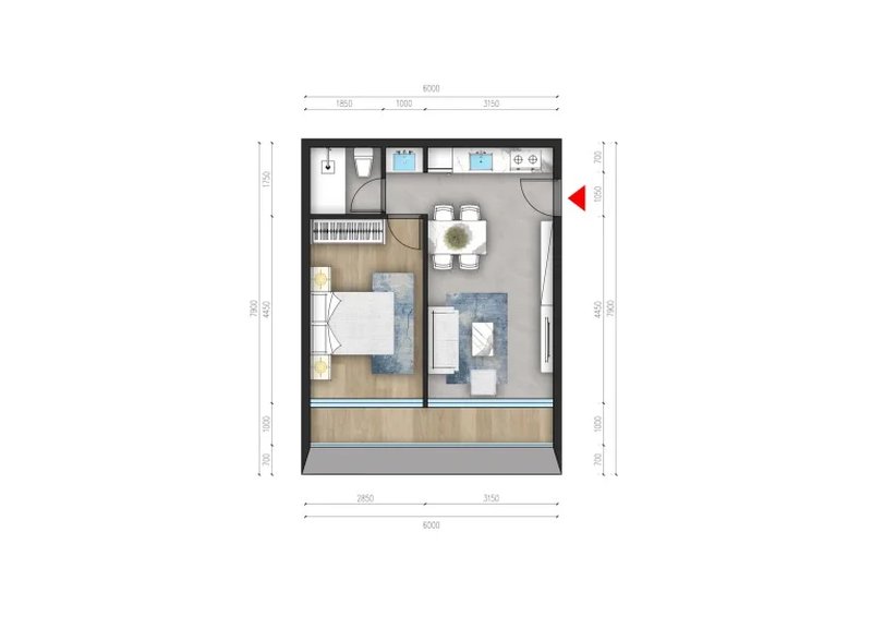 1 Bedroom Condo Villa with Sea View in Koh Kaeo area, Phuket at BB Horizon Resort