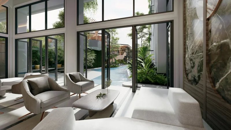 Duplex with 2 bedrooms in Bang Tao area, Phuket in Bellevue Lagoon