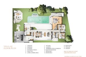 4 Bedroom Villa with Pool in Talang, Phuket at Avana Luxury villas