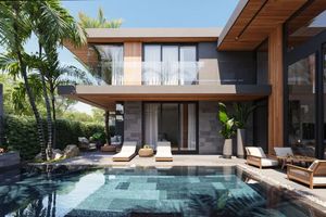 Two-storey 4 bedroom villa with private pool next to Lake on Chong Thal, Phuket in Redwood Luxury