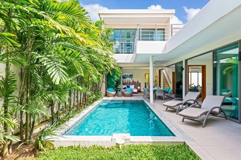 Finished two-storey villa with 4 bedrooms and a swimming pool in Rawai, Phuket in KA Villa complex