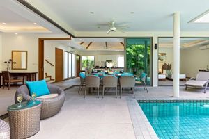 Finished two-storey villa with 4 bedrooms and a swimming pool in Rawai, Phuket in KA Villa complex