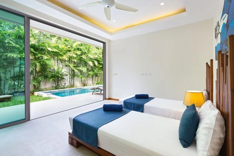 Finished two-storey villa with 4 bedrooms and a swimming pool in Rawai, Phuket in KA Villa complex