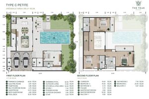 วิลล่าสองชั้น 4 ห้องนอนพร้อมสระว่ายน้ำส่วนตัวในบางเทา,ภูเก็ตที่ไม้สักภูเก็ตคอมเพล็กซ์