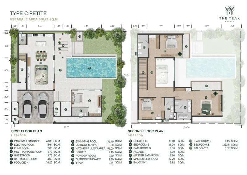 ผังของวิลล่า ในเชิงตะไล