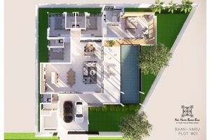 4 Bedroom Villa with private pool near Nai Harn Beach, Phuket in Baan Varij Complex