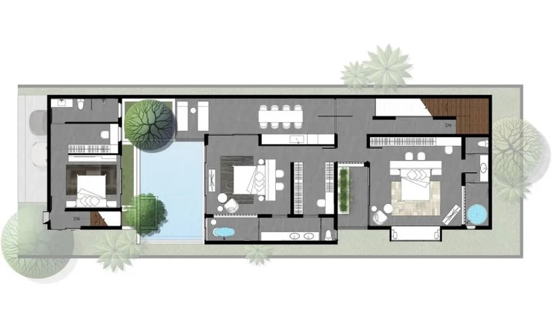 Two-storey 4 bedroom villa with private pool in Kamala area, Phuket in Wallaya Hill