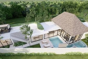 3 Bedroom Tropical Villa with Private Pool in Talang, Phuket at Redwood House @Yachan