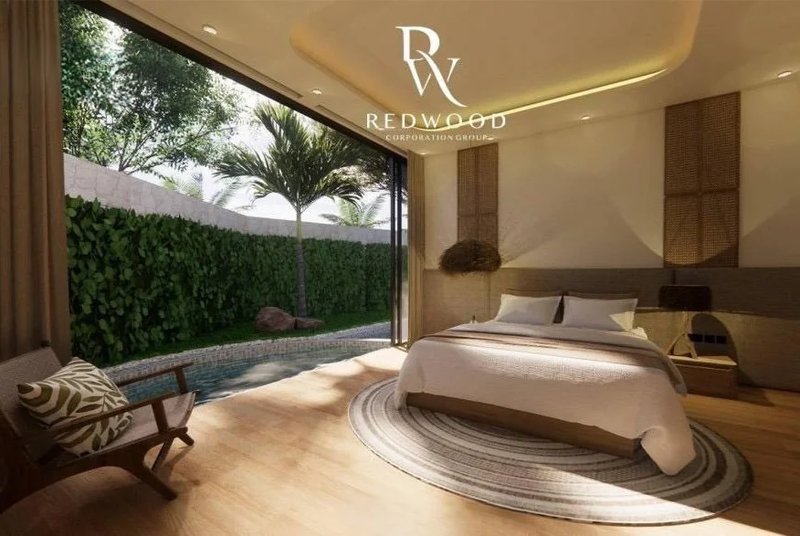 3 Bedroom Tropical Villa with Private Pool in Talang, Phuket at Redwood House @Yachan
