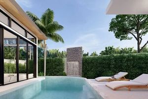 3 Bedroom Tropical Villa with Private Pool in Talang, Phuket at Redwood House @Yachan