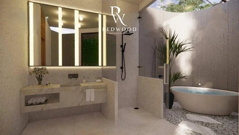 3 Bedroom Tropical Villa with Private Pool in Talang, Phuket at Redwood House @Yachan