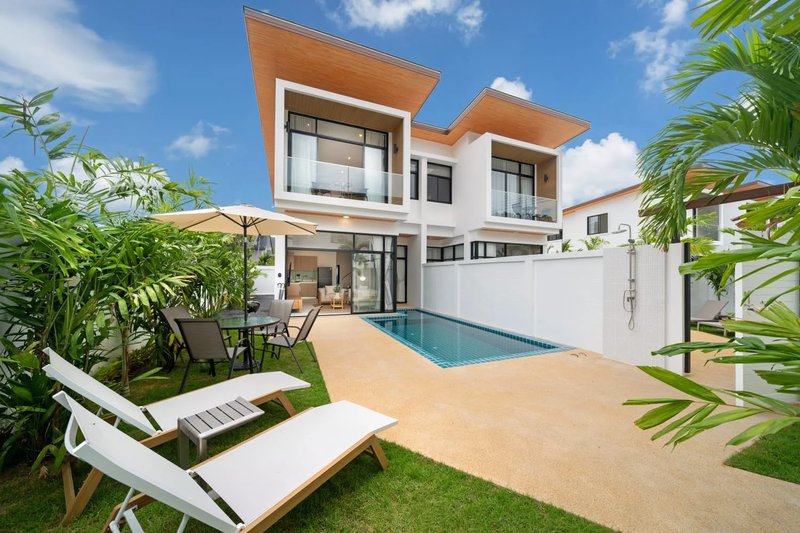 Two-storey 3 bedroom villa with private pool in Kamala area, Phuket in Goldena Hillside