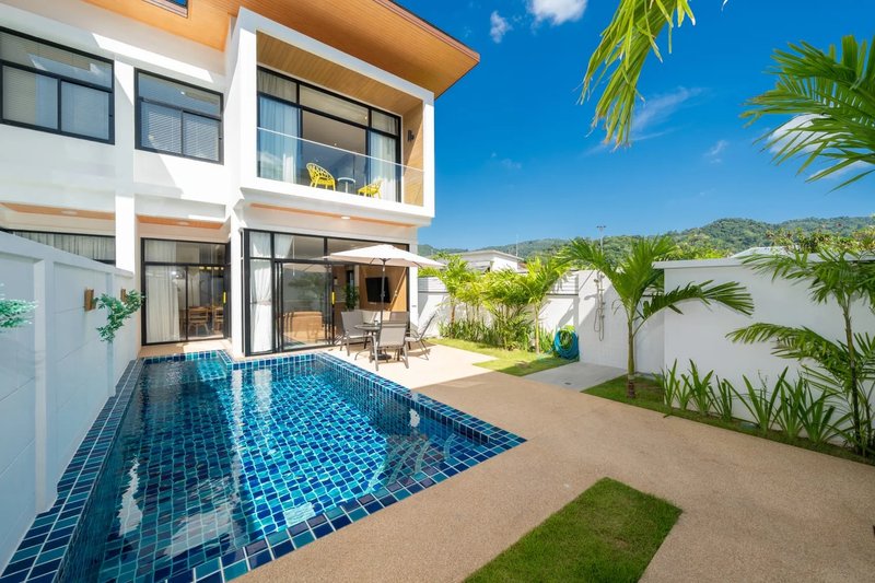 Two-storey 3 bedroom villa with private pool in Kamala area, Phuket in Goldena Hillside