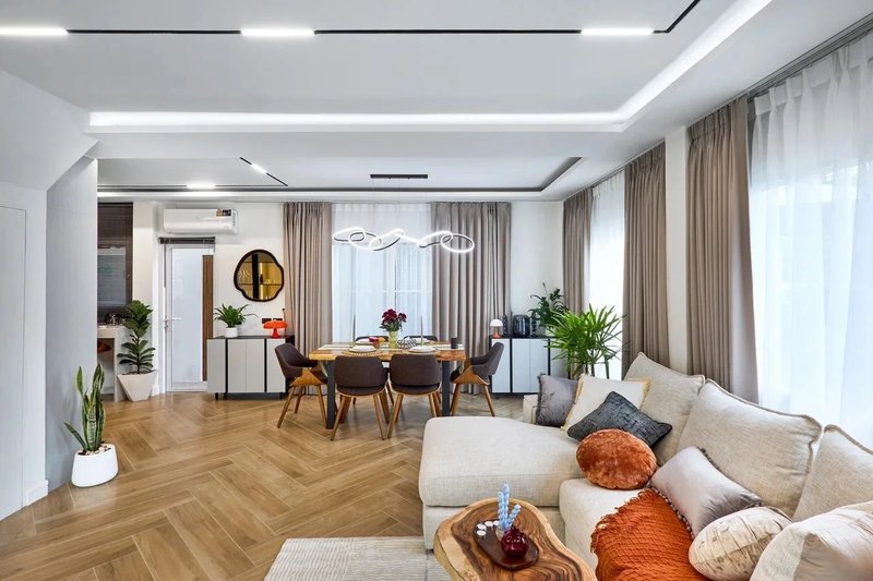 Modern house with swimming pool next to the VSIS International School in Chalong, Phuket in Supalai Primo Chalong Complex