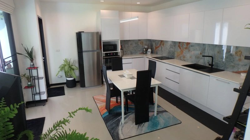 Finished three-storey villa with pool in Rawai, Phuket