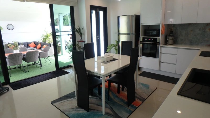 Finished three-storey villa with pool in Rawai, Phuket