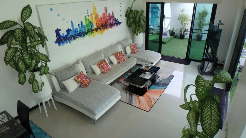 Finished three-storey villa with pool in Rawai, Phuket