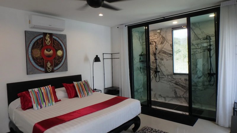 Finished three-storey villa with pool in Rawai, Phuket