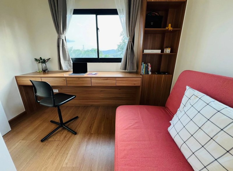 Finished two-storey house with spacious garden in Talang area, Phuket